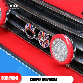Universal Pentru Mini Cooper Union Jack 3D Masina de Metal Grila Fata Crom Emblema, Insigna Autocolante Accesorii Auto Vehicul Decor
