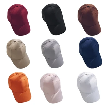 Femei Bărbați Simplu Gol Culoare Solidă Șapcă De Baseball Hip Hop De Sport În Aer Liber Protecție Solară Bumbac Reglabil Camionagiu Tata Pălărie