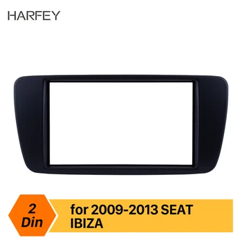 Harfey Din Dublu, montate pe Vehicule Radio Fascia pentru perioada 2009-2013 SEAT IBIZA Dash DVD Player Fața Plăcii Panoului Ornamental Kit-ul de Instalare