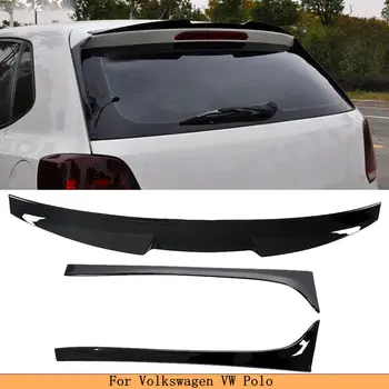 ABS Negru Spoiler Acoperiș Spate Geam Tăiați Aripile pentru Volkswagen VW Polo Standard 2011-2018 Nu Pentru GTI R Boot Tail Partea us airways