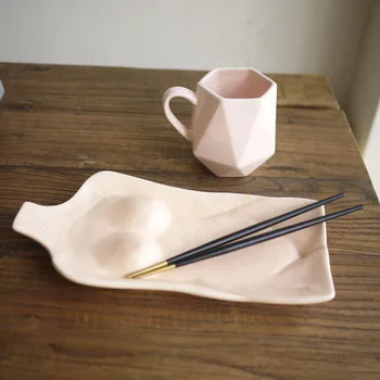 Europene Ceramice Tava De Stocare A Corpului De Artă Sala De Mese Sashimi, Sushi Fel De Mâncare Moderne Ceai De După-Amiază Desert Organizator Decor Acasă