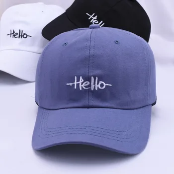 Unisex Nou Stil Stil coreean Șapcă de Baseball Salut Scrisoare Brodate Cuplu Șapcă de Baseball de Vară se Răcească în aer liber