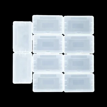 10buc/lot de Plastic Clar Cărți de Joc Cartușul de Praf Caz Acoperire Pentru Nin tendo Game Boy Advance GBA