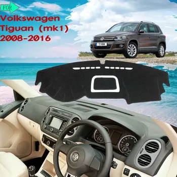 Tablou de bord Dash Saltea Pad Acoperire Parasolar Covor pentru Volkswagen VW Tiguan MK1 2008~2016 2009 2010 2014 2015 Accesorii Auto de Mărfuri
