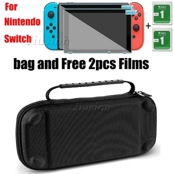 MiNi Portabil Hard Husă Pentru Nintend Comutator Caz Nintendoswitch EVA Sac de Depozitare Accesorii de Joc, Cu acces Gratuit la 2 Ecran Protector