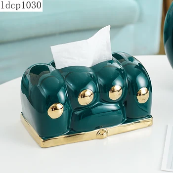 Drăguț Gheara Pisicii Țesutului Caseta Decor Creativ Decor Acasă Cutie de Depozitare Masa de Cafea din Ceramică Sertar Camera de zi de Decorare