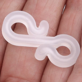 24pcs de Plastic S-în formă de Cârlig Jgheab Grele Clipuri Agățat Cârlig pentru Nunta de Crăciun în aer liber Asigurarea Lumini Șir Lumina Cârlig