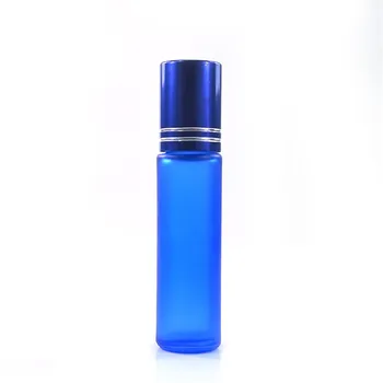 100buc *10ml Mat albastru Ulei Esențial cu Role Sticle de Sticlă cu Bile cu Role Aromoterapie Parfumuri Buza de Sticlă se Rostogolească pe Sticla