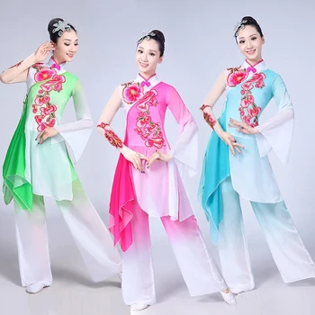 Chineză costum hanfu nou stil de dans național costume mâneci dans clasic dans costume