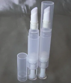 50PCS 5ML PP semi-transparent pen , sticle de plastic goale pentru luciu de buze ,5 ml engros gol cosmetice tub
