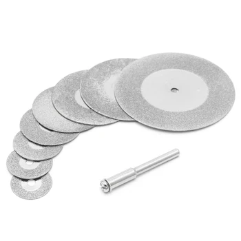 5pcs 16mm-50mm Diamonte Discuri de Tăiere & Burghiului Shank Pentru Instrument Rotativ Lama