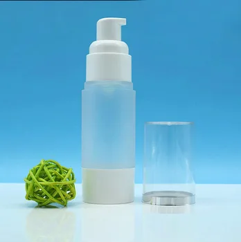 30ML mat plastic airless sticla linie de argint lotiune/emulsie/ser/fond de ten lichid/esență de albire cosmetice de ambalare
