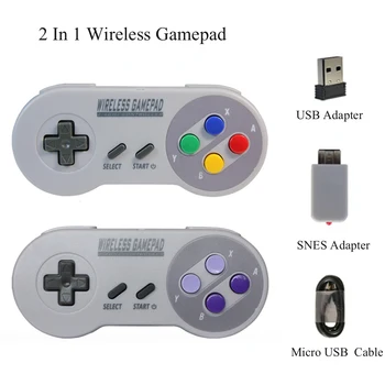 Pentru SNES Super Nintend Clasic MINI Consola de la Distanță Accesorii pentru Gamepad-uri Wireless 2.4 GHZ Joypad Joystick Controller