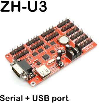 ZH-U3, USB Serial Port Controler cu Led-uri 2048x32,512x128 pixel P10 P13.33 P16 P4.75 Modulul de Afișare Ecran Led de Control Card Gratuit nava