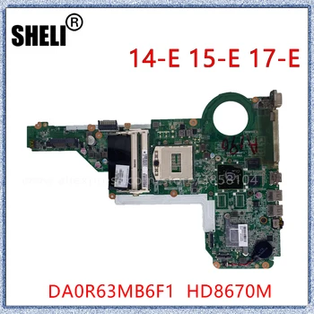 SHELI Pentru HP Pavilion 14-E 15-E 17E Laptop Placa de baza HD8670M 2GB GPU DA0R63MB6F1 713256-001 713256-501