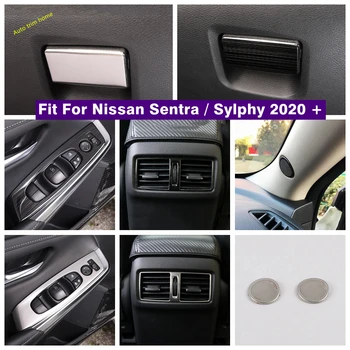 Accesorii Mănușă Cutie de Depozitare / Față-Spate, Aer AC / Cotiera Ridicați Butonul Capacul Panoului Ornamental Pentru Nissan Sentra / Sylphy 2020 - 2022