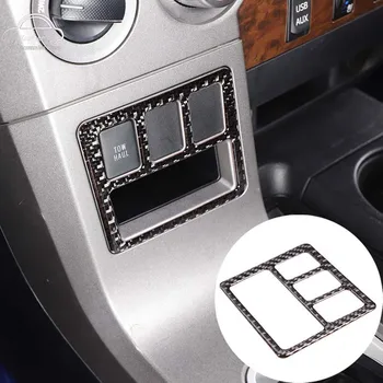 Pentru Toyota Tundra 2007-2013 Moale Fibra De Carbon Glisați Comutatorul Pentru Modul De Cadru Autocolant Decorativ De Interior Modificarea Accesorii