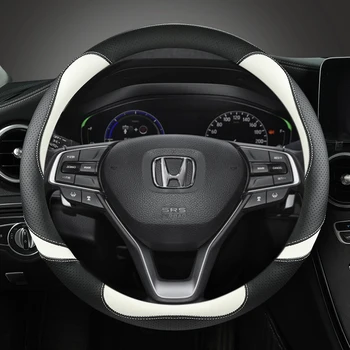 Microfibra de Mașină din Piele Capac Volan Pentru Honda Civic CRV XRV ACORD 2016 ~ 2019 2021 10 de Înaltă Calitate Accesorii Auto