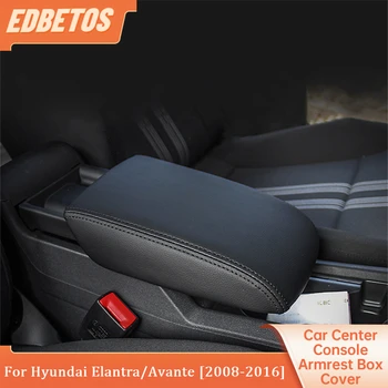 Masina Consola centrala Cotiera Capacul Cutiei de Microfibre din Piele de Protecție Pad Pentru Hyundai Elantra și Avante i35 2008 - 2016