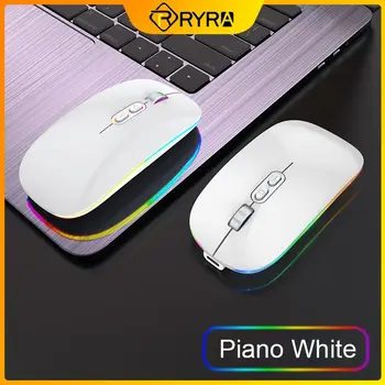 RYRA Wireless compatibil Bluetooth Mouse-ul Ultra Subțire Portabil Notebook Office Acasă Luminos pe Un Buton Reveni la Desktop