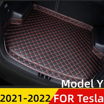 Portbagaj Covoraș Pentru Tesla Model Y 2021 2022 Mare Parte Impermeabil de Marfă din Spate Acoperă Covor Pad AUTO Accesorii de Coada de Boot Liner