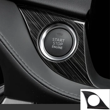 Interior Laminat Pentru Mazda 6 Mazda6 2019 2020 Styling Auto One-Cheie De Pornire A Motorului Oprire De Aprindere Buton Inel Garnitura Capac
