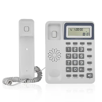 FSK DTSK telefon Fix Telefon Acasă pentru persoanele în Vârstă Scăzută Visio Grup Amplificat Buton Mare Telefoane Fixe Tare ton de Apel Cu Display LCD