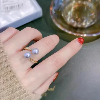 S925 Argint fin accesorii bijuterii en-gros manual diy montare inel de setări pearl bijuterii pentru femei