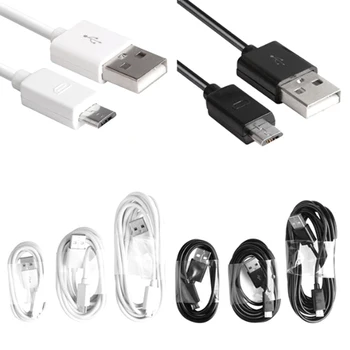 Noul Hot-84cm Micro USB 2.0 Tip de Extensie de Încărcare Cablu de Date Negru Extender Cablu de încărcare