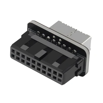 USB 3.0 19 20 PINI De TIP E 90 De Grade Convertor Adaptor din Față a carcasei de Tip C Plug-In Port pentru Placa de baza Calculator