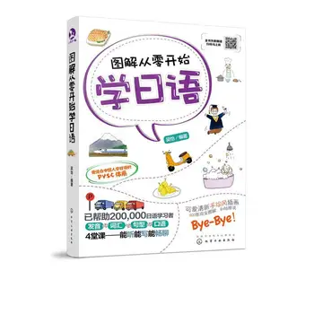 HCKG Grafic Învăța Japoneză De la Zero pe Zero Tutorial Introductiv Cărți de Studiu individual Kitaplar Livre