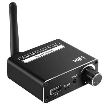 3 în 1 Bluetooth 5.0 Receptor USB Player Coaxial Fibră Optică DAC Digital la Analogic Convertor Audio 3.5 mm