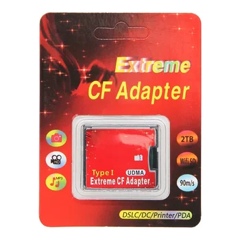 TF Card CF Adaptor, 1 Port Micro-SD/SDHC/SDXC TF pentru Compact Flash CF Card Reader Adaptor, Suport Micro-SD Card