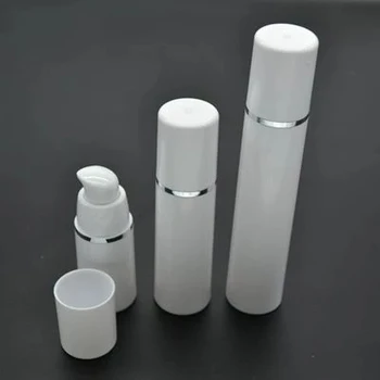 10buc x 15 ml 30 ml 50 ml Transparent Gol, Vid Airless Plastic Lotiune Crema Sticle Recipient de Călătorie Dimensiunea Crema Recipient Pompă