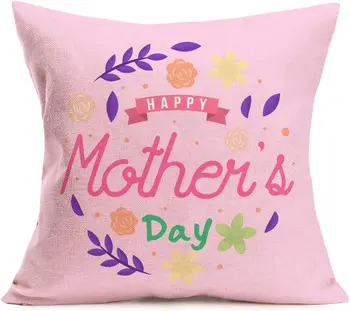 Fericit Ziua Mamei Acasă Canapea Pernă Acoperă Mama Cadou Fermă față de Pernă