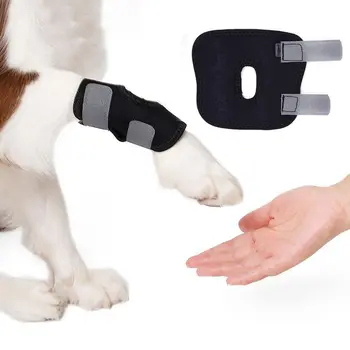 1 buc animale de Companie genunchiere Bretele de Sprijin pentru Picior, gambă Folie Respirabil Prejudiciu Recupera Picioare Câine Suport Protector Protejează Bandaj