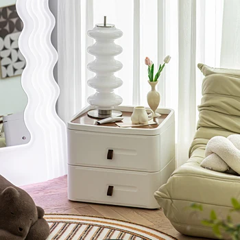 Simplu Nordic Noptieră Cameră Confortabilă, Dormitor Alb Noptiere Cu Sertare Minimalist Szafka Nocna Mobilier Modern