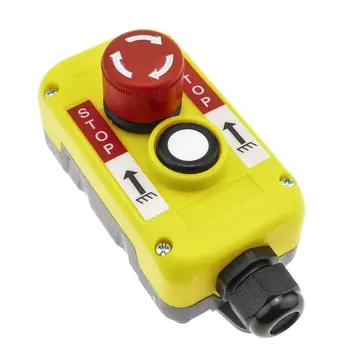 Cutie de Control cu 1 moment push buton si oprire de urgență LAY5 serie