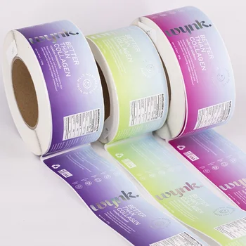 imprimare personalizate de îngrijire a sănătății sticla produs autocolant etichete , holograme folie de etichete pentru supliment nutritiv