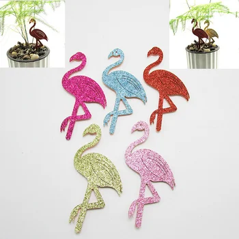 10buc Flamingo Mingea Căptușit Aplici Pentru haine DIY Copilul Clip de păr pălării Decor Ornament Accesorii