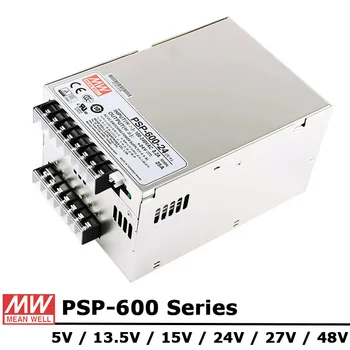 Meanwell PSP600 Comutare de Alimentare 600W Singură Ieșire de 5V DC 13.5 V 15V 24V, 27V 48V Mean Well MW PSP-600