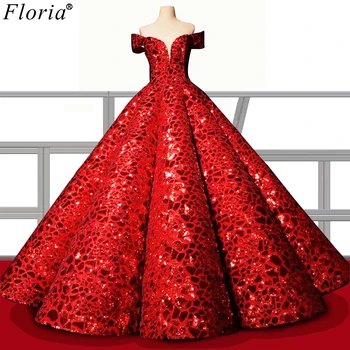 Caftan Couture Red Celebritate Rochii O-Linie Superba Pe Covorul Rosu Rochii De Film Ceremonia De Deschidere Concurs De Rochie De Seară De Nunta