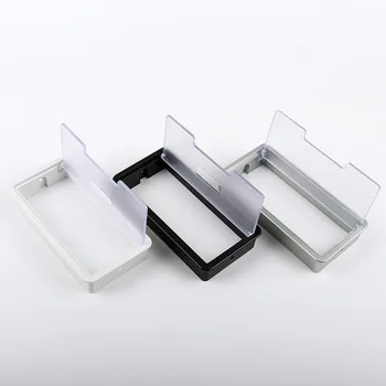 filetare cutie gaura birou calculator fir gaura dreptunghiulara de plastic, sârmă de box-office mobilier, accesorii de Origine îmbunătățire hardware
