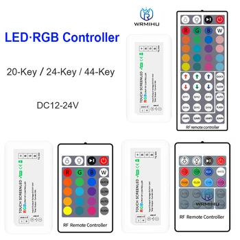 LED-uri RGB Controler 20Key 24Key 44Key Mini RF Wireless Controler de la Distanță Pentru DC12-24V 18A Benzi cu LED-uri de lumină Accesorii 5050 2835