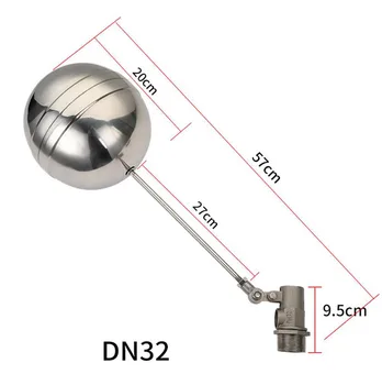 DN32 Minge Plutitoare Supapă Rezervor de Nivel de Lichid de Metal din Oțel Inoxidabil, Corp Rece Rezervor de Apă Caldă Supapă de