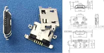 MICRO USB 5P grele placa coada plug pin 1.6 plat,Coada de Încărcare priză,nou si original