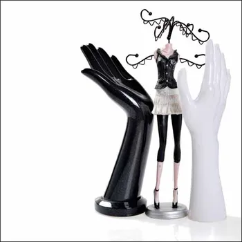 D23 Bijuterii manechine Mâna Neagră Femei coliere Degetul model de Femei de îmbrăcăminte, accesorii manechin de vitrină o parte