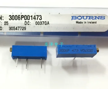 2 buc Originale, importate Bourns trimmer potențiometru 3006p-1-473 precizie multi rândul reglabil rezistenta de 47K