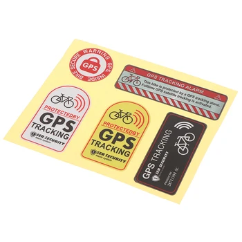 De URMĂRIRE GPS Alarma Autocolant Reflectorizant Biciclete eticheta de Avertizare Anti-Furt Decal Pentru Motocicleta Scuter Masina