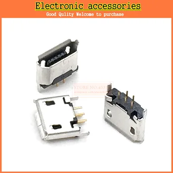 10buc/Lot,Micro USB 5pin de tip B Conector de sex Feminin Pentru Telefon Mobil Micro USB 5 pini Conector Jack de Încărcare Priză